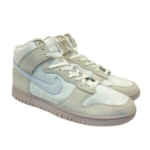 Nike Men's Dunk High Retro PRM “Cracked Leather Swoosh” Casual Sneakers Size 13M